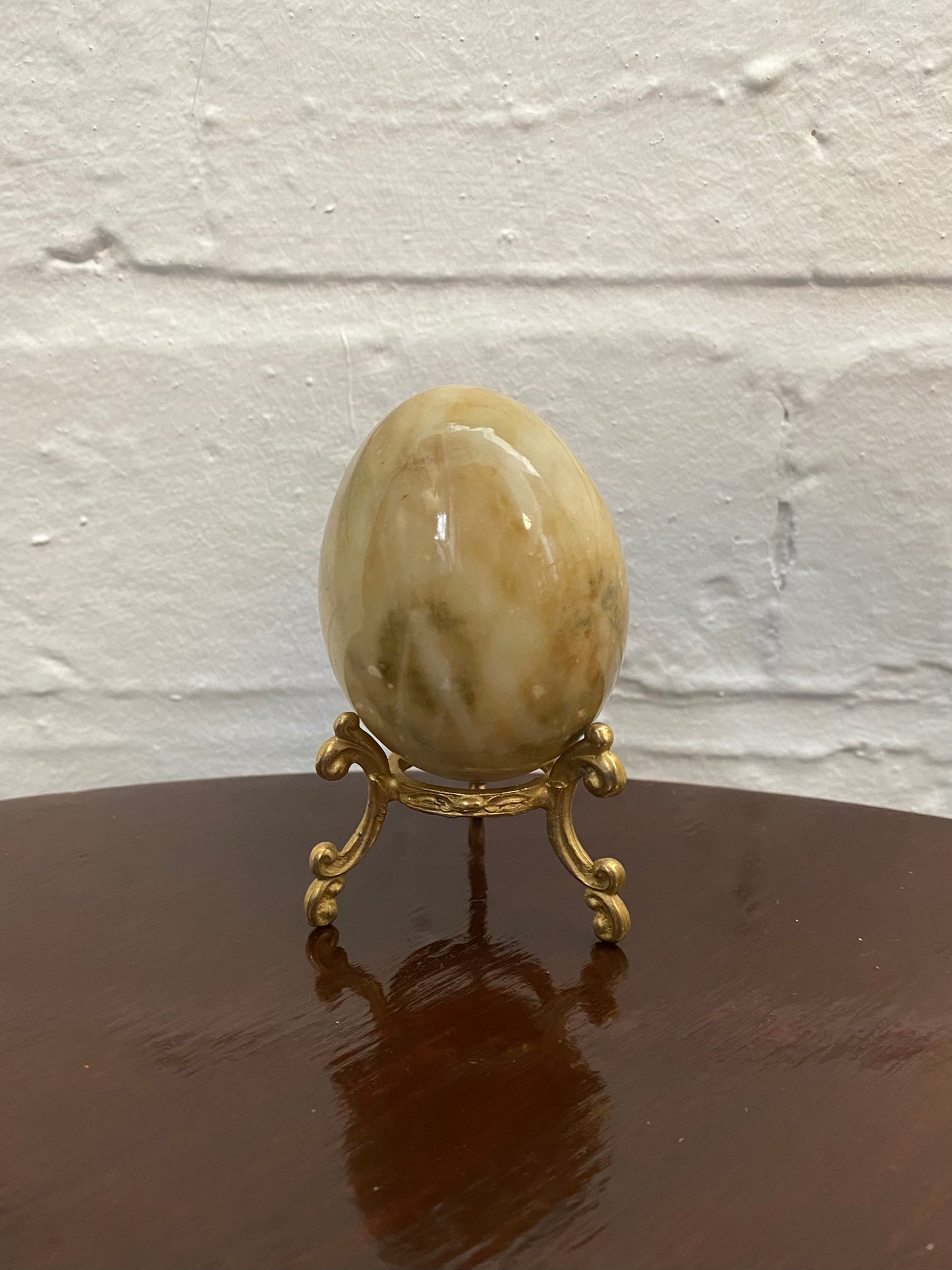 Genuine Yellow Crystal Agate Egg